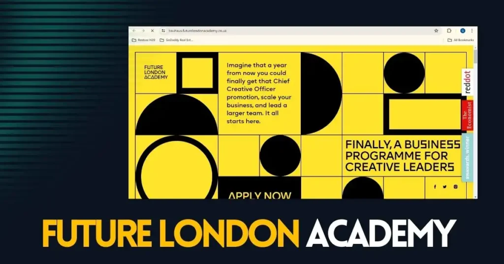 Future London Academy: Webinar Page 