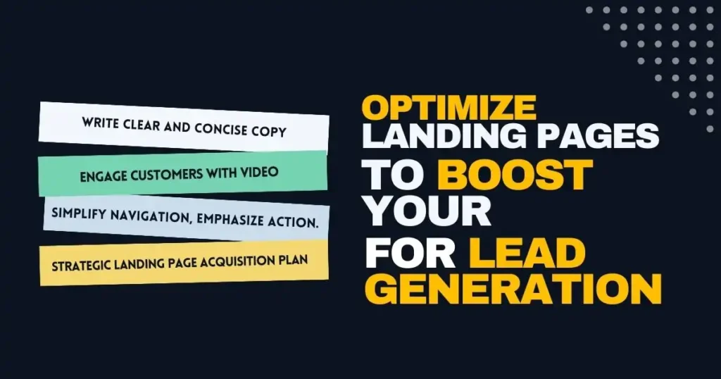 Optimizing Landing Page to Boost Your Lead Generation