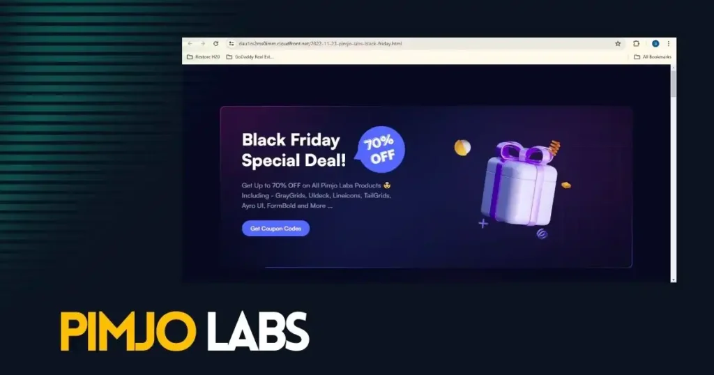Pimjo Labs: Black Friday Landing Page