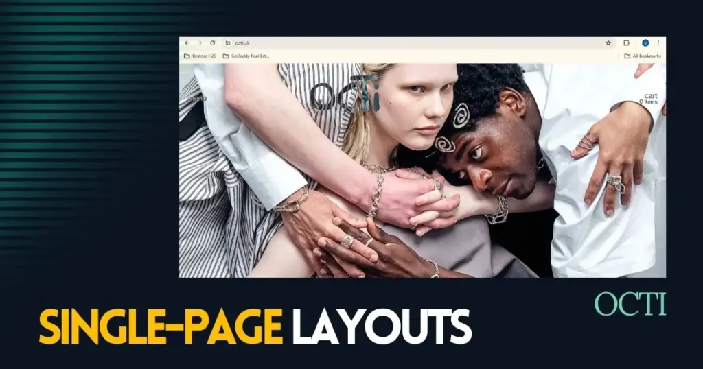 Single-Page Layouts + Designing Web Interfaces